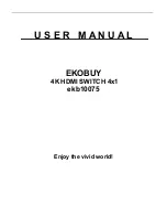 EKOBUY ekb10075 User Manual preview