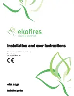 Ekofires eko 2030 Instruction Manual предпросмотр