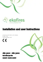 Предварительный просмотр 1 страницы Ekofires Eko 3010 Installation And User Instructions Manual