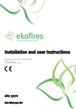 Предварительный просмотр 1 страницы Ekofires EKO 3070 Installation And User Instructions Manual