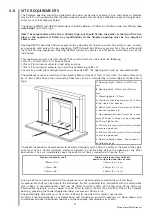 Предварительный просмотр 5 страницы Ekofires EKO 3070 Installation And User Instructions Manual