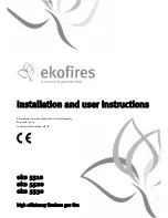 Ekofires eko 5510 Installation And User Instructions Manual предпросмотр