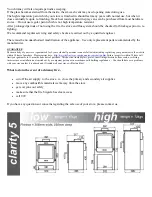 Preview for 6 page of Ekol Clarity 5 Installation And Operating Instructions Manual