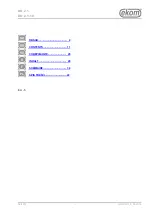 Preview for 3 page of EKOM DO 2.1 Installation, Operation And Maintanance Manual