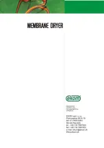 Предварительный просмотр 56 страницы EKOM MEMBRANE DRYER Instructions For Use Manual