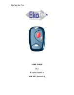 Предварительный просмотр 1 страницы EKOTEK Call Fob User Manual