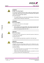 Preview for 26 page of Ekra E1-II System Manual