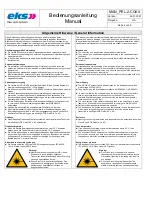 Предварительный просмотр 2 страницы eks 0 685 Manual