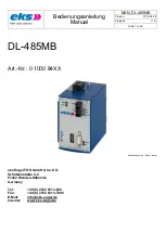 eks DL-485MB Manual preview