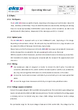 Preview for 15 page of eks e-light-1000-4GM Operating Manual