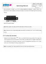 Preview for 16 page of eks e-light-1000-4GM Operating Manual