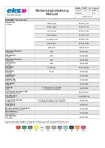 Preview for 9 page of eks FIMP XL Hybrid Manual