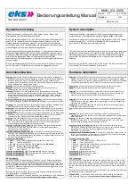 Preview for 2 page of eks IOL-3000 Manual