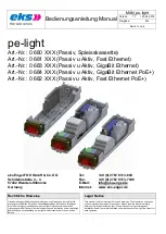 eks pe-light Series Manual предпросмотр