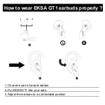 Предварительный просмотр 7 страницы EKSA GT1 User Manual