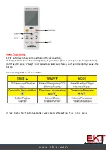 Предварительный просмотр 2 страницы EKT K-380EW Quick Start Manual