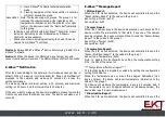 Preview for 2 page of EKT TSP01 User Manual