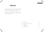 Предварительный просмотр 3 страницы eKuore EK3011 User Manual