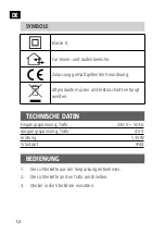 Предварительный просмотр 12 страницы EKVIP 021643 Operating Instructions Manual