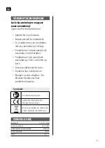 Preview for 3 page of EKVIP 021861 Operating Instructions Manual