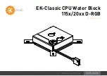 Preview for 1 page of ekwb EK-Classic 115 D-RGB Series User Manual