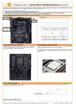 ekwb EK-FB ASRock X299 RGB Monoblock Installation Manual предпросмотр