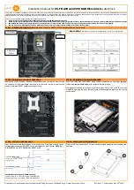 ekwb EK-FB ASRock X399 RGB Monoblock Installation Manual предпросмотр