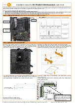 ekwb EK-FB ASUS C6H Monoblock Installation Manual предпросмотр