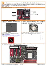 Preview for 1 page of ekwb EK-FB ASUS CROSSHAIR IV Installation And Mounting Manuals