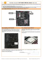 ekwb EK-FB ASUS M8E Monoblock Series Installation Manual предпросмотр