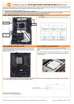 Предварительный просмотр 1 страницы ekwb EK-FB ASUS PRIME X299 RGB Monoblock Installation Manual