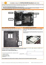 ekwb EK-FB ASUS X99 Monoblock Installation Manual предпросмотр