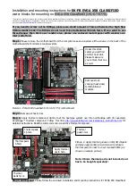 Предварительный просмотр 3 страницы ekwb EK-FB EVGA X58 CLASSIFIED Installation And Mounting Instructions