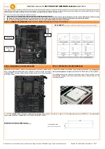 ekwb EK-FB GA X299 GAMING Monoblock Installation Manual предпросмотр