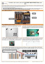 ekwb EK-FB KIT GA Z97X-SOC Force Installation And Mounting Manuals предпросмотр