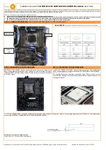 Предварительный просмотр 1 страницы ekwb EK-FB MSI X299 GAMING PRO CARBON Monoblock Installation Manual