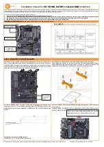 ekwb EK-FB MSI X470 Pro Carbon RGB Installation Manual предпросмотр