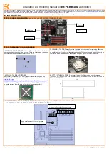 ekwb EK-FB R3Gene Installation And Mounting Manual предпросмотр