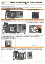 ekwb EK-FC 780 GTX Ti DCII Installation And Mounting Manual предпросмотр