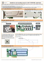 Preview for 1 page of ekwb EK-FC I750 SSD Series Installation And Mounting Manual