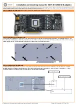 ekwb EK-FC R9-290X SE Backplate Installation And Mounting Manuals предпросмотр