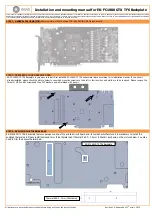 ekwb EK-FC1080 GTX TF6 Backplate Installation And Mounting Manual preview