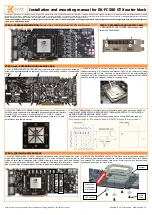 ekwb EK-FC580 GTX Installation And Mounting Manuals preview