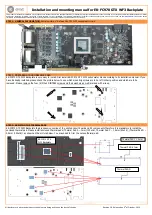 ekwb EK-FC970 GTX WF3 Backplate Installation And Mounting Manuals предпросмотр