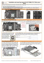 ekwb EK-FC980 GTX Ti Strix Series Installation And Mounting Manual предпросмотр