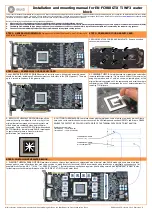 ekwb EK-FC980 GTX Ti WF3 Installation And Mounting Manual предпросмотр