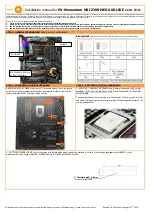 Предварительный просмотр 1 страницы ekwb EK-Momentum MSI Z390 MEG GODLIKE Installation Manual