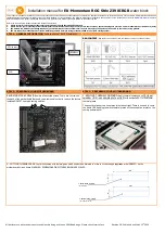 Предварительный просмотр 1 страницы ekwb EK-Momentum ROG Strix Z390I RGB Installation Manual