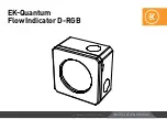 Предварительный просмотр 1 страницы ekwb EK-Quantum Flow Indicator D-RGB Installation Manual