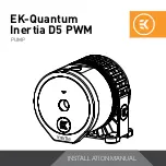 ekwb EK-Quantum Inertia D5 PWM Installation Manual preview